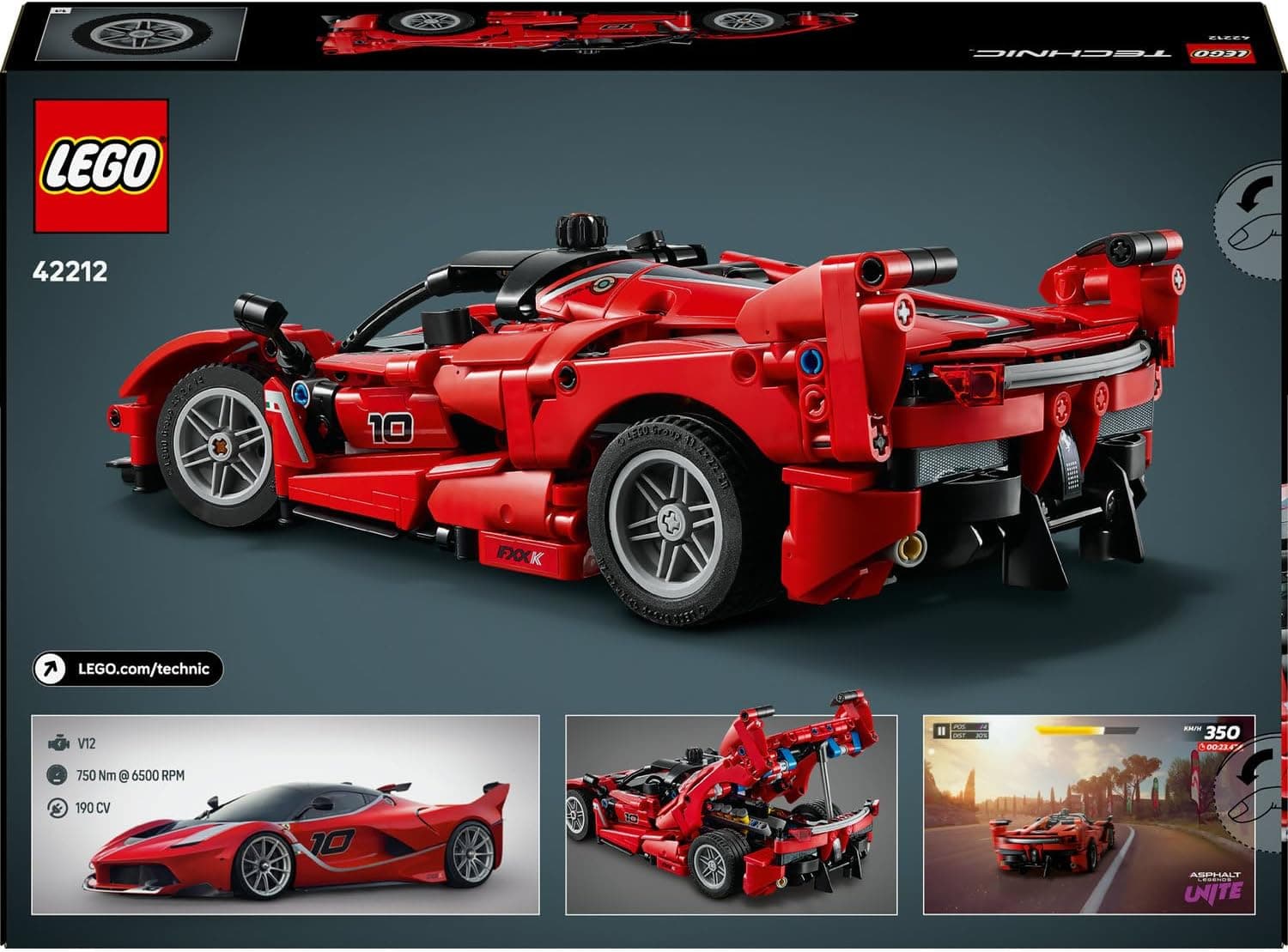لگو Technic Ferrari FXX K مدل 42212 لگو Technic Ferrari FXX K مدل 42212