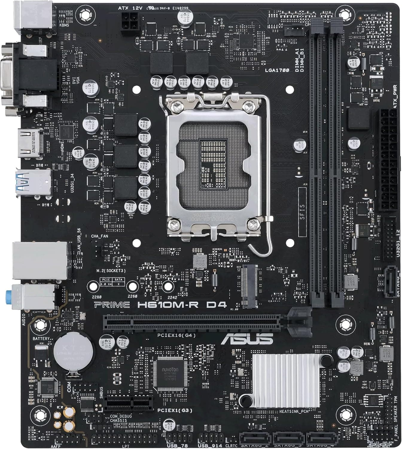 مادربورد ASUS سوکت Intel LGA1700 فرم فاکتور mATX مدل PRIME H610M-D مادربورد ASUS سوکت Intel LGA1700 فرم فاکتور mATX مدل PRIME H610M-D
