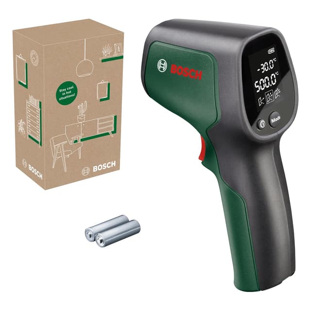 ترمومتر Bosch مدل UniversalTemp بازه -30 تا +500°C با ۳ حالت اندازهگیری ترمومتر Bosch مدل UniversalTemp بازه -30 تا +500°C با ۳ حالت اندازهگیری