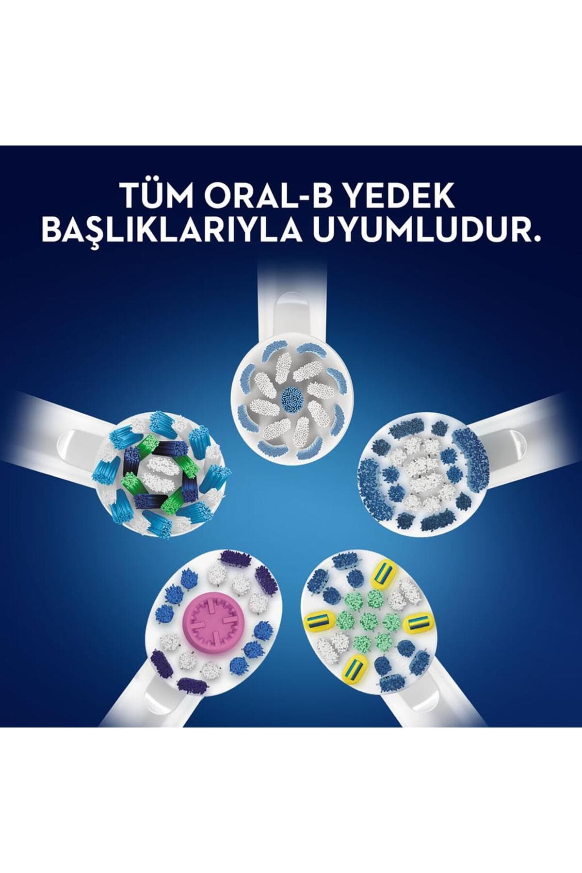 مسواک شارژی Oral-B Cross Action مشکی صورتی 3d White مدل D100 مسواک شارژی Oral-B Cross Action مشکی صورتی 3d White مدل D100