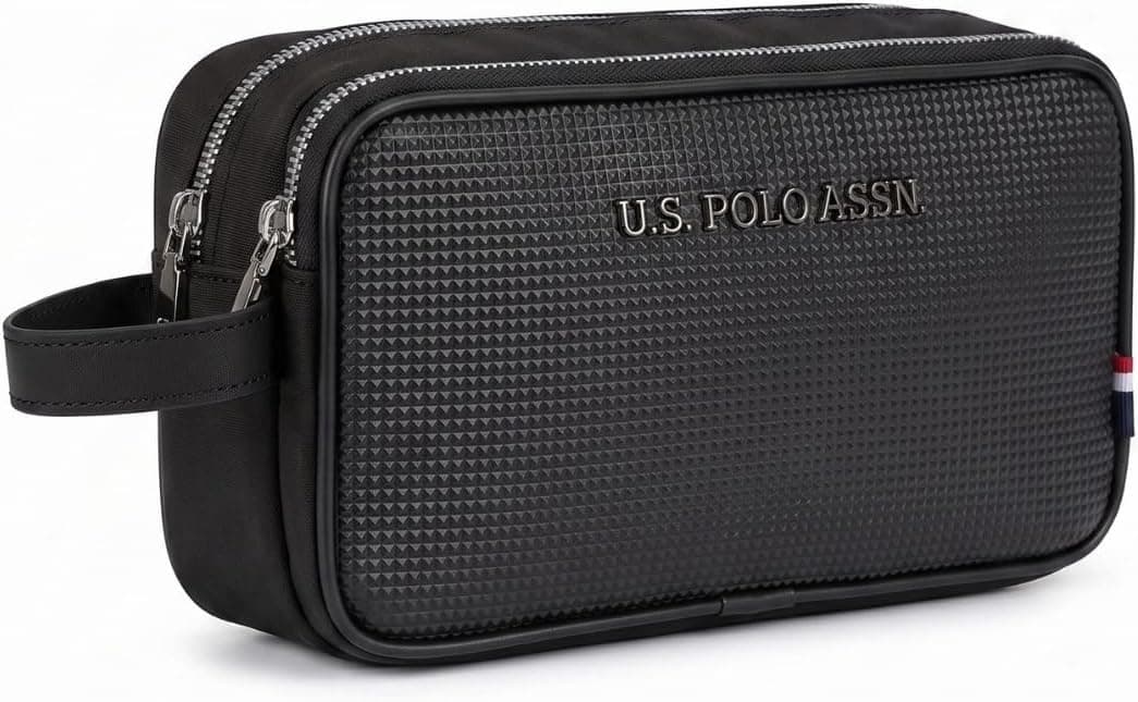 کیف دستی لوازم اصلاح U.S. POLO ASSN. مشکی مدل 25057 کیف دستی لوازم اصلاح U.S. POLO ASSN. مشکی مدل 25057