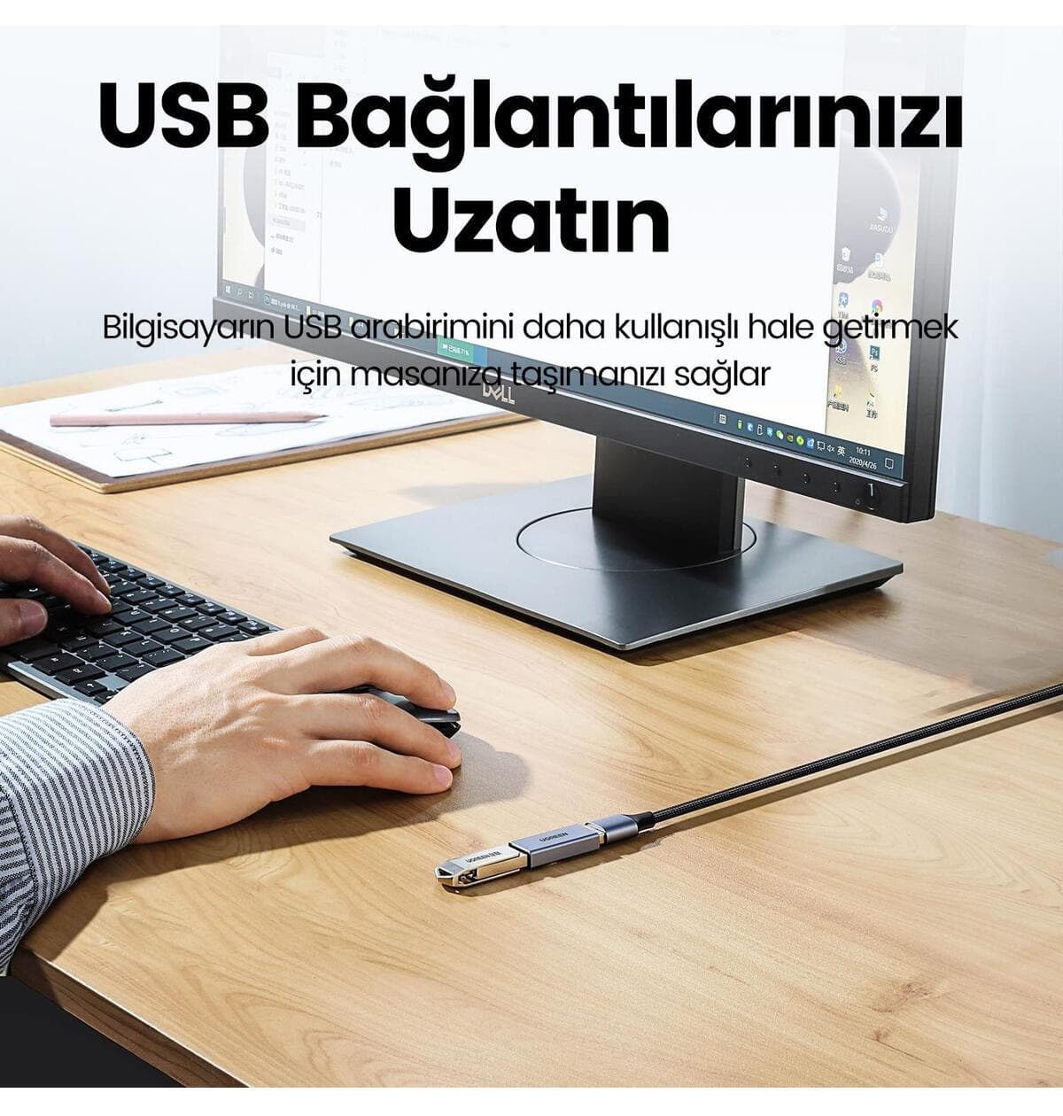 آداپتور Ugreen اتصالدهنده افزایش طول USB-A 3.0 آداپتور Ugreen اتصالدهنده افزایش طول USB-A 3.0