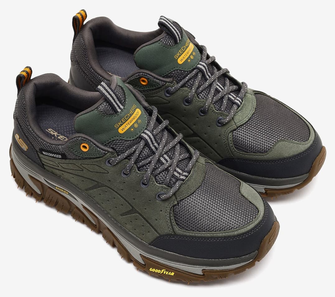 کفش اوتدور مردانه Skechers ARCH FIT ROAD WALKER مدل VERNAL خاکی 237688 GRN کفش اوتدور مردانه Skechers ARCH FIT ROAD WALKER مدل VERNAL خاکی 237688 GRN