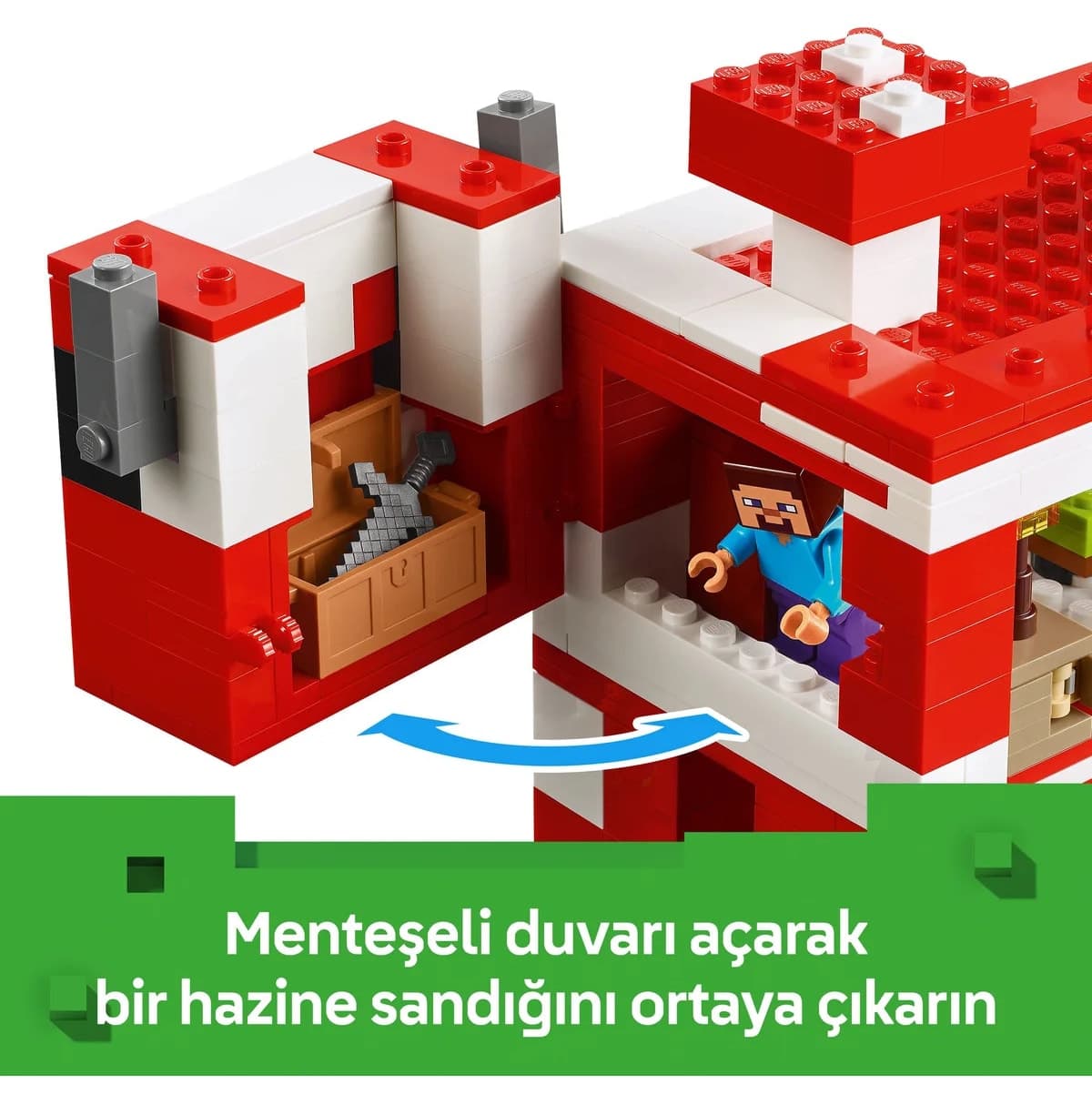 لگو Minecraft خانه Mooshroom مدل 21270 با 500 قطعه لگو Minecraft خانه Mooshroom مدل 21270 با 500 قطعه