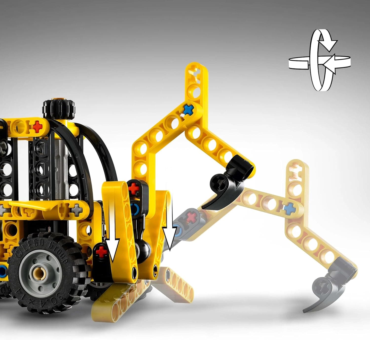 لگو Technic لودر بیل مکانیکی مدل 42197 لگو Technic لودر بیل مکانیکی مدل 42197