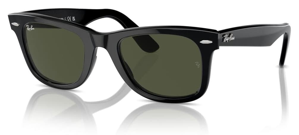 عینک آفتابی یونیسکس Ray-Ban فریم استخوانی لنز سبز wayfarer مدل Rb2140 901 50 عینک آفتابی یونیسکس Ray-Ban فریم استخوانی لنز سبز wayfarer مدل Rb2140 901 50