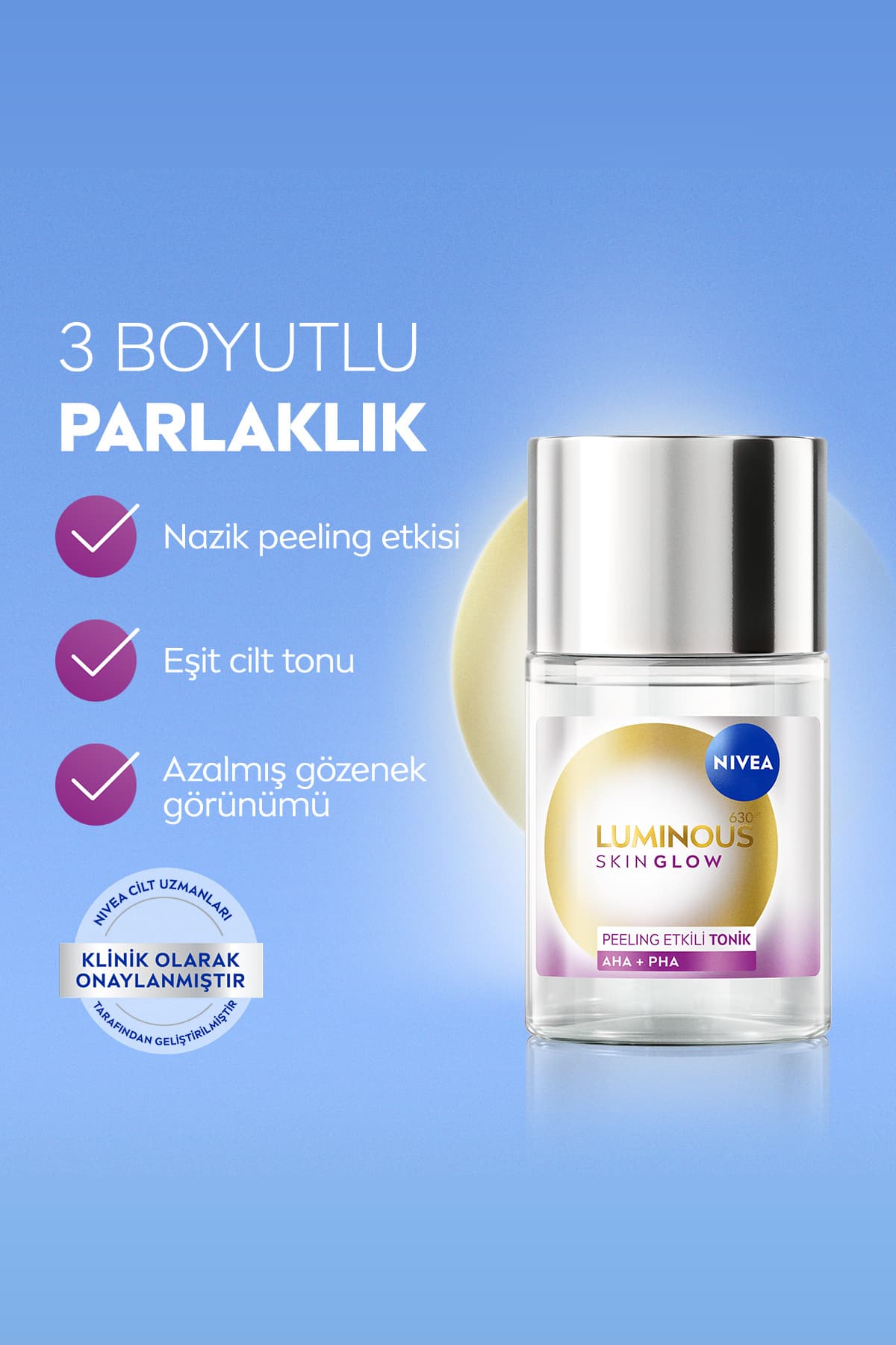 ست جهیزیه NIVEA شامل کرم روز صورت ضدلک SPF50 Luminous630، سرم روشنکننده و تونر Skin Glow ست جهیزیه NIVEA شامل کرم روز صورت ضدلک SPF50 Luminous630، سرم روشنکننده و تونر Skin Glow