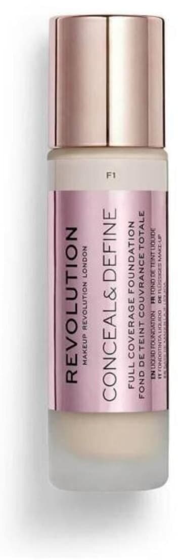 کرم پودر Revolution بدون روغن Conceal & Define مدل F1 کرم پودر Revolution بدون روغن Conceal & Define مدل F1
