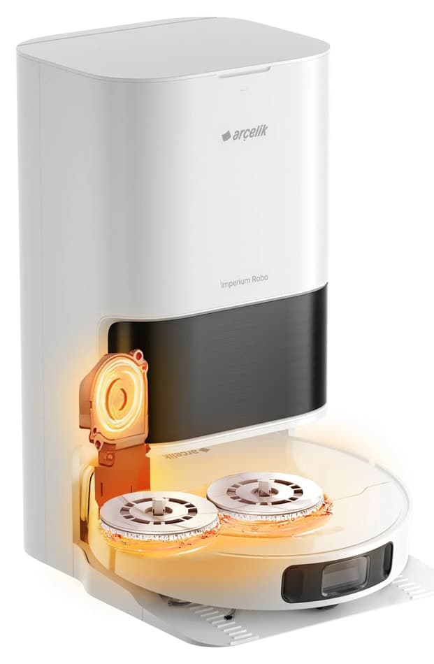 جاروبرقی رباتیک هوشمند Arçelik مدل Imperium Robo 4.0 RS 9551 با ایستگاه تخلیه زباله جاروبرقی رباتیک هوشمند Arçelik مدل Imperium Robo 4.0 RS 9551 با ایستگاه تخلیه زباله