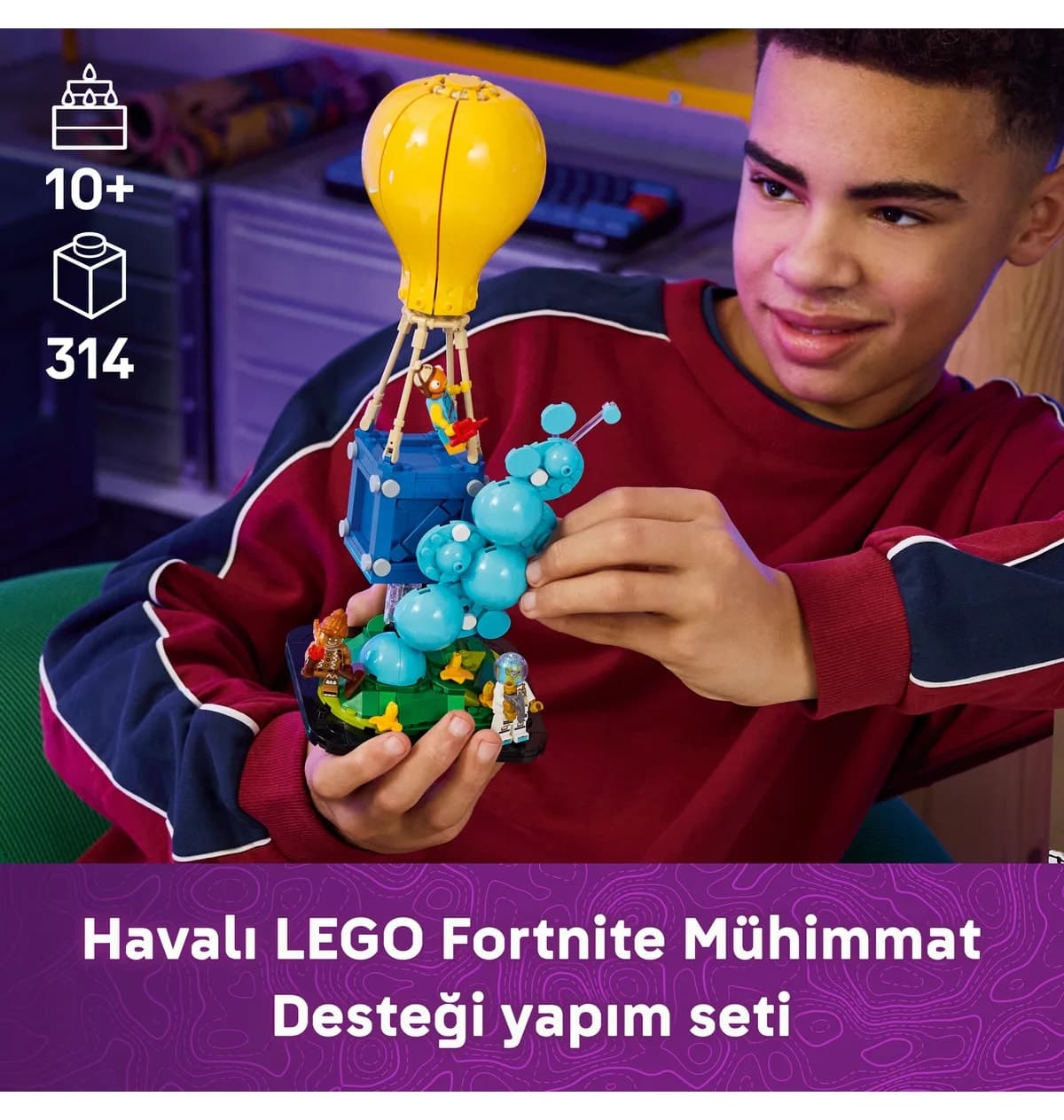 لگو Fortnite پشتیبانی مهمات مدل 77080 با 314 قطعه لگو Fortnite پشتیبانی مهمات مدل 77080 با 314 قطعه