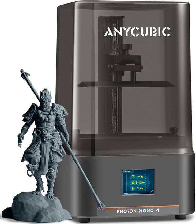 پرینتر ۳ بعدی رزینی ANYCUBIC Photon Mono 4 با صفحه LCD 7'' پرینتر ۳ بعدی رزینی ANYCUBIC Photon Mono 4 با صفحه LCD 7''