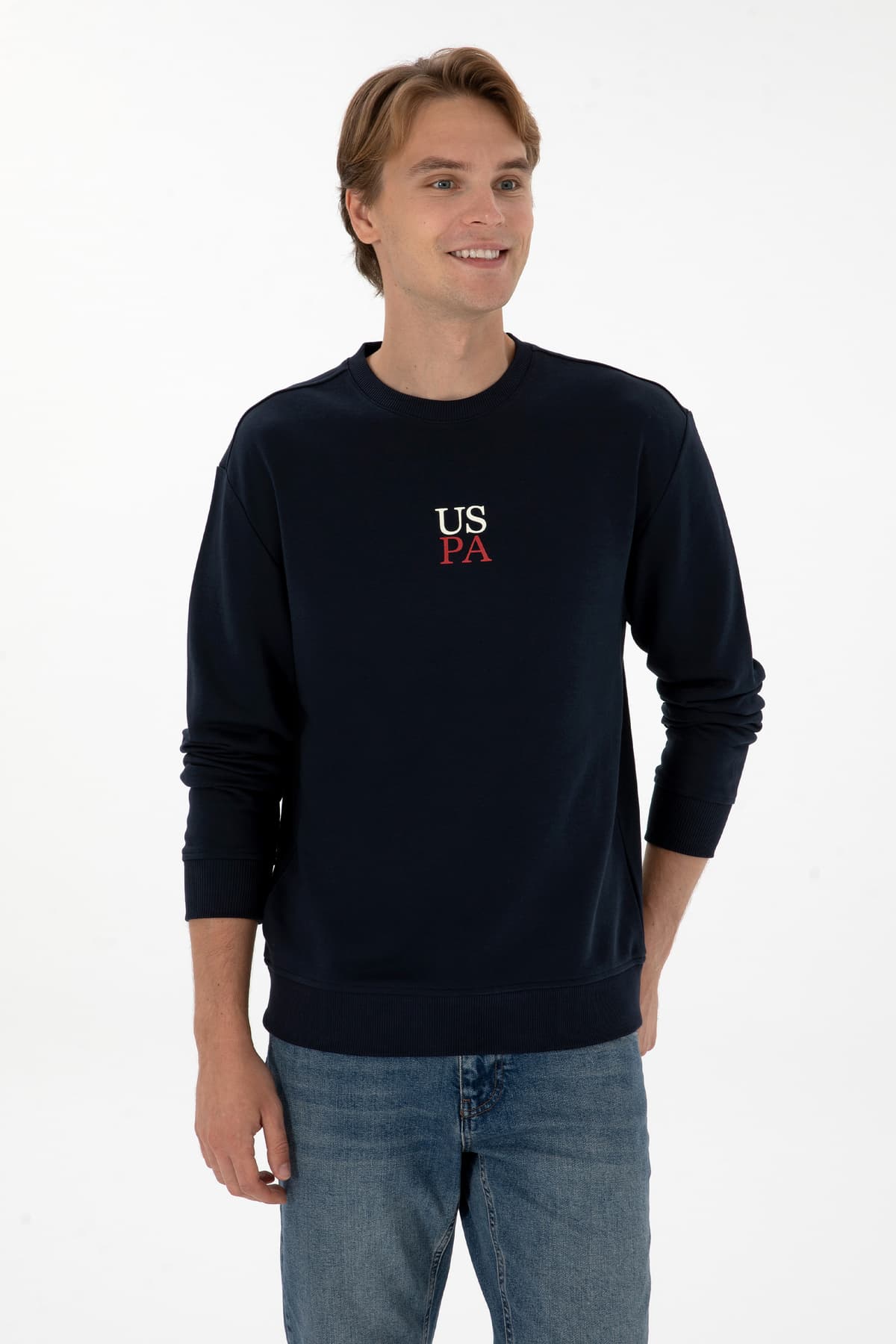 سوئیشرت مردانه U.S. Polo Assn. یقه گرد فیت راحت سرمهای مدل 50313760-VR033 سوئیشرت مردانه U.S. Polo Assn. یقه گرد فیت راحت سرمهای مدل 50313760-VR033