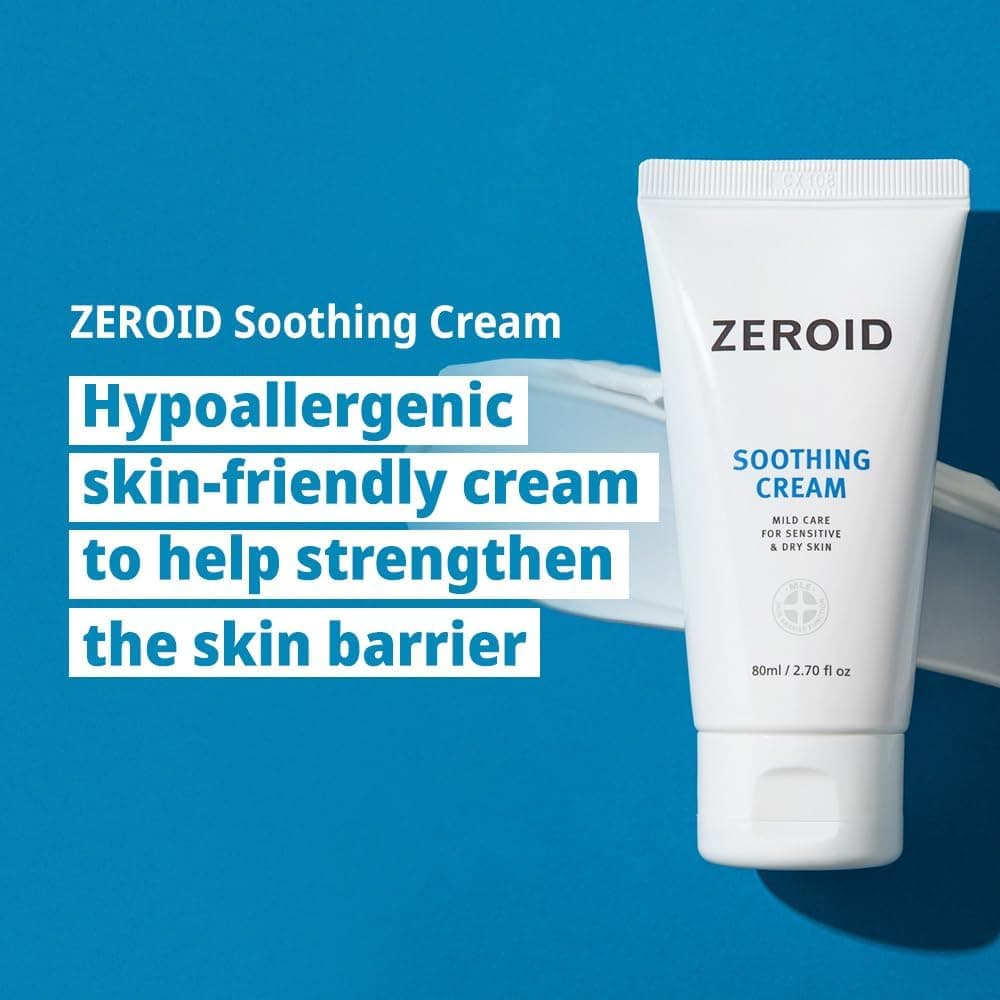 کرم مرطوبکننده آرامبخش Zeroid برای پوست حساس تقویتکننده سد پوستی 80ml کرم مرطوبکننده آرامبخش Zeroid برای پوست حساس تقویتکننده سد پوستی 80ml