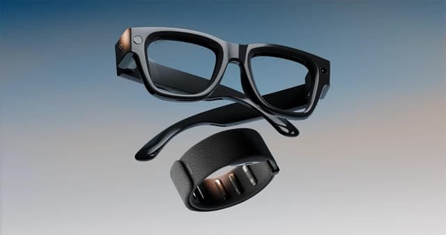ست عینک هوشمند و دستبند Ray-Ban Meta مشکی با نمایشگر، دوربین، پخش زنده و دستیار صوتی ست عینک هوشمند و دستبند Ray-Ban Meta مشکی با نمایشگر، دوربین، پخش زنده و دستیار صوتی