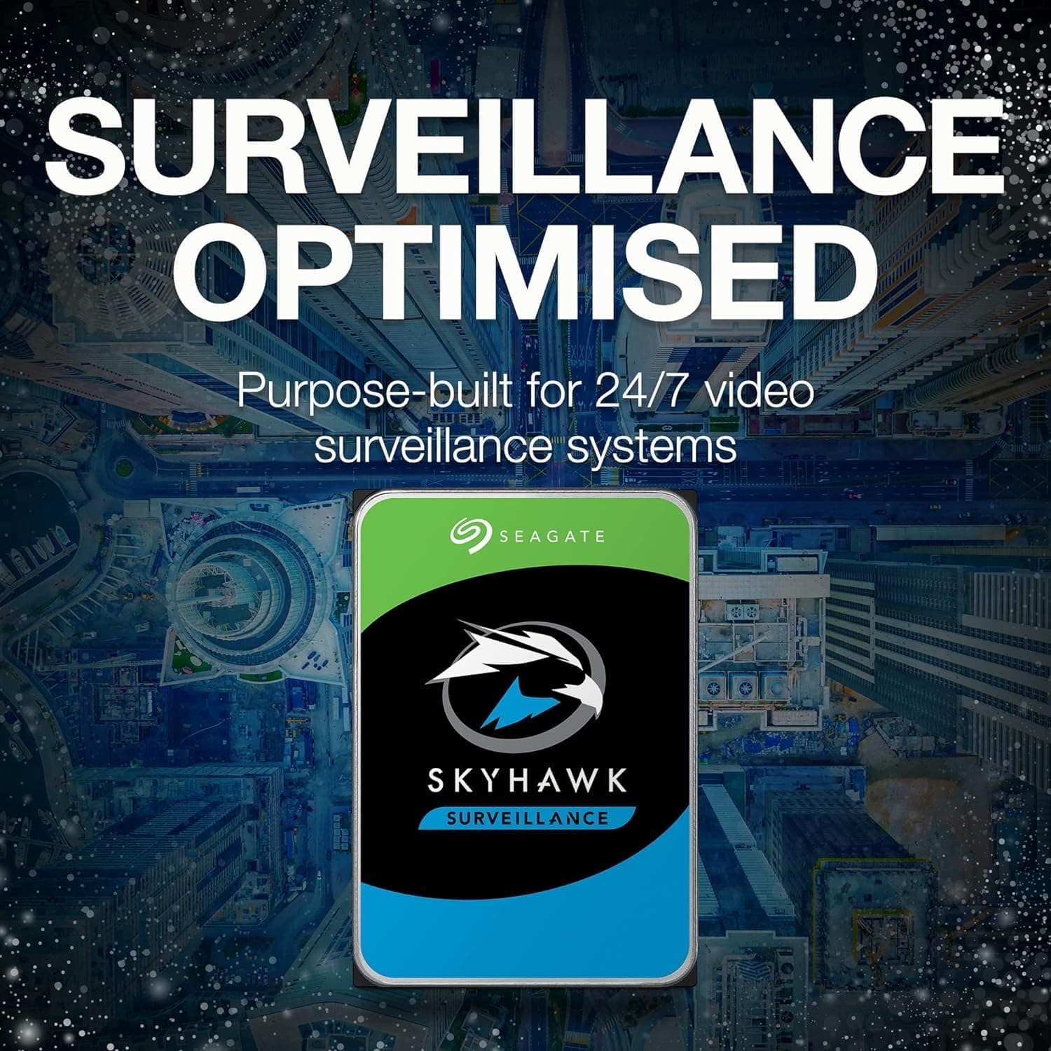 هارد دیسک داخلی مخصوص سیستمهای دوربین مداربسته Seagate Skyhawk ظرفیت 4TB مدل ST4000VX016 هارد دیسک داخلی مخصوص سیستمهای دوربین مداربسته Seagate Skyhawk ظرفیت 4TB مدل ST4000VX016