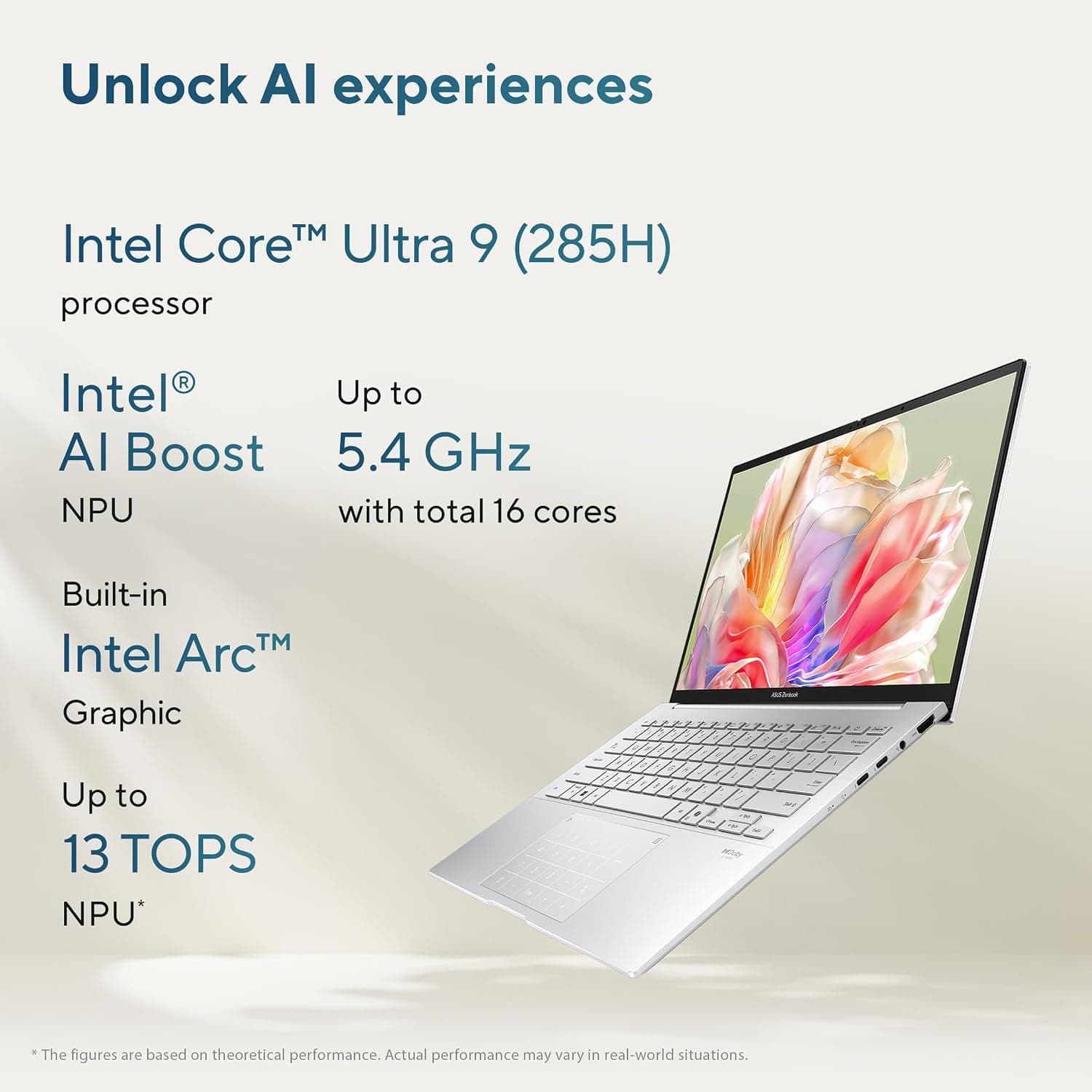لپتاپ ASUS Zenbook 14 OLED مدل UX3405CA-SU1650W آبی لپتاپ ASUS Zenbook 14 OLED مدل UX3405CA-SU1650W آبی