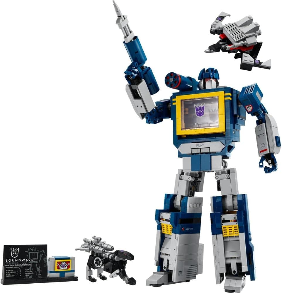 لگو Icons Transformers Soundwave مدل 10358 لگو Icons Transformers Soundwave مدل 10358