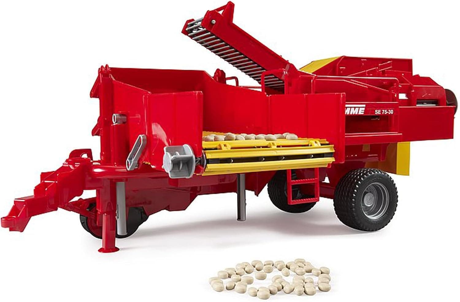 ماشین جمعآوری سیبزمینی Bruder Grimme Se 75-30 بههمراه سیبزمینیها مدل Br02130 ماشین جمعآوری سیبزمینی Bruder Grimme Se 75-30 بههمراه سیبزمینیها مدل Br02130