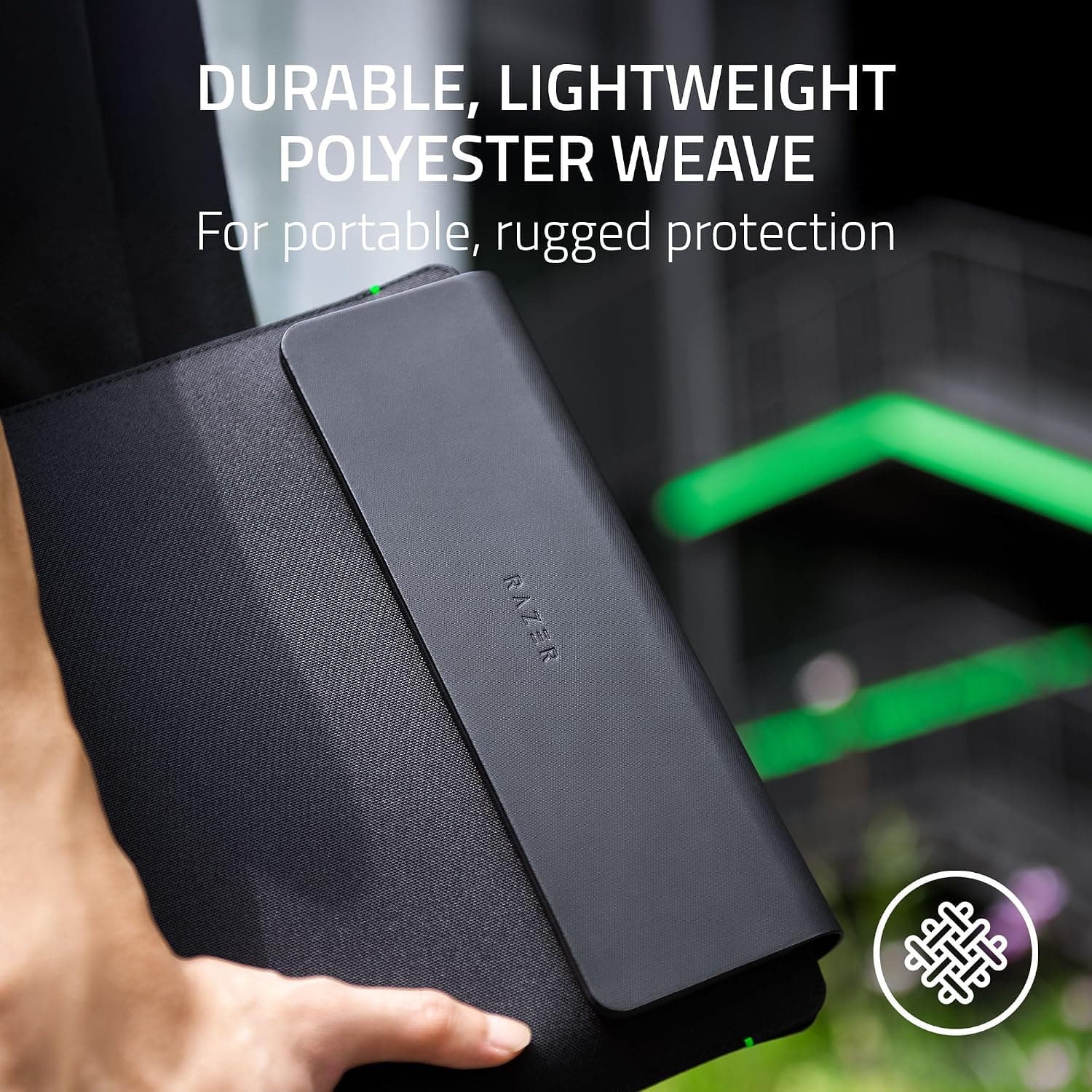 کاور لپتاپ 16" Razer با قابلیت شارژ بیسیم مشکی کاور لپتاپ 16" Razer با قابلیت شارژ بیسیم مشکی