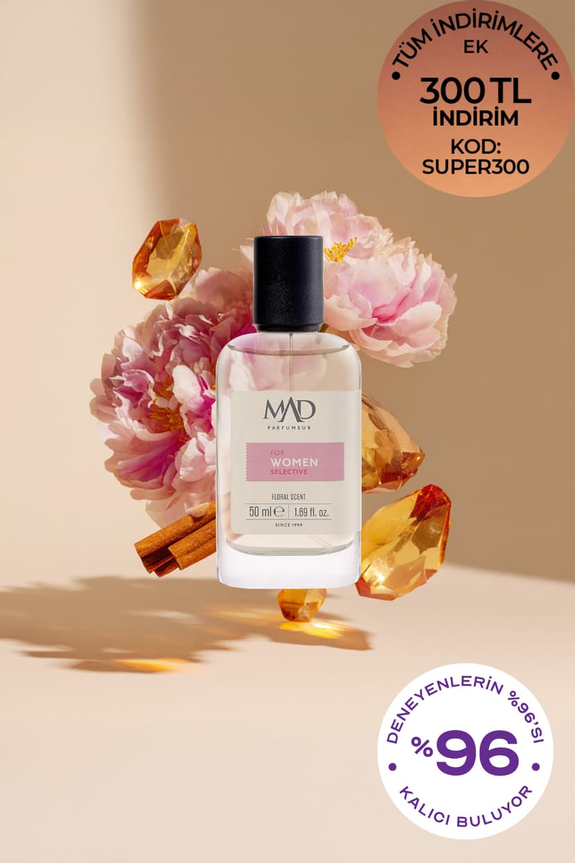 عطر زنانه Mad Parfüm Selective 50 ml مدل D119 عطر زنانه Mad Parfüm Selective 50 ml مدل D119