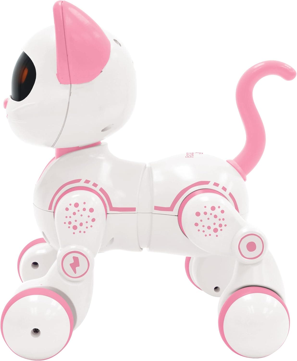 گربه کنترلی آموزشی Lexibook Power Kitty Jr. با چشمهای تعاملی، برنامهپذیر STEM، باتری قابل شارژ، صورتی/سفید مدل KIT01 گربه کنترلی آموزشی Lexibook Power Kitty Jr. با چشمهای تعاملی، برنامهپذیر STEM، باتری قابل شارژ، صورتی/سفید مدل KIT01