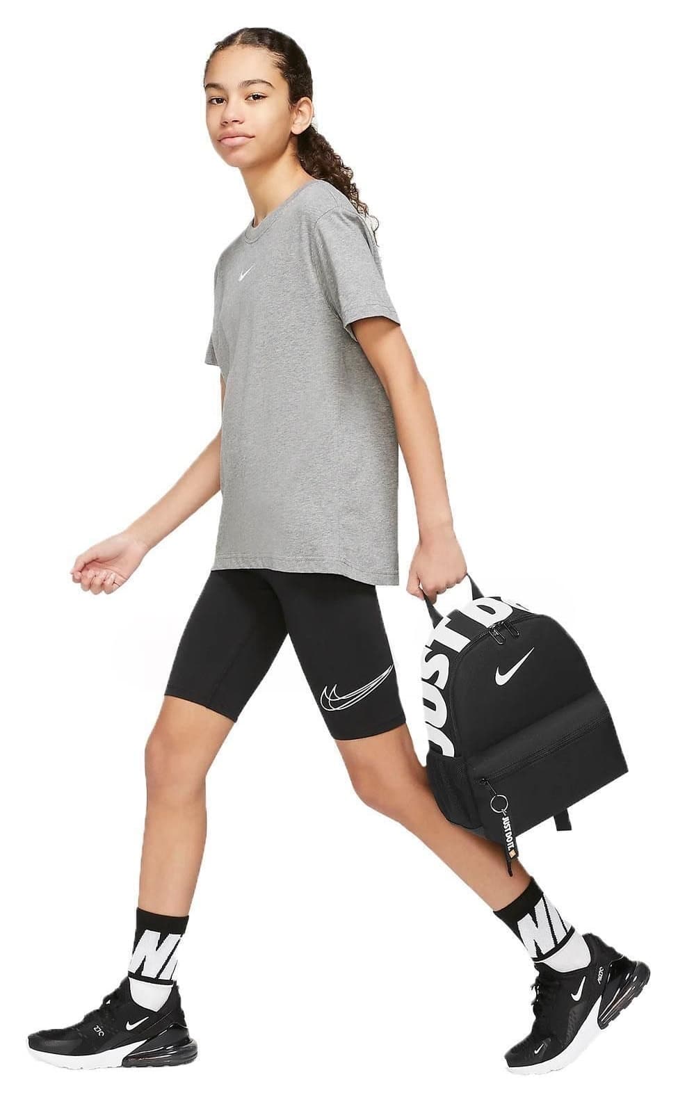 کوله پشتی مینی یونیسکس Nike Brasilia Just Do It مشکی مدل Dr6091-010 کوله پشتی مینی یونیسکس Nike Brasilia Just Do It مشکی مدل Dr6091-010