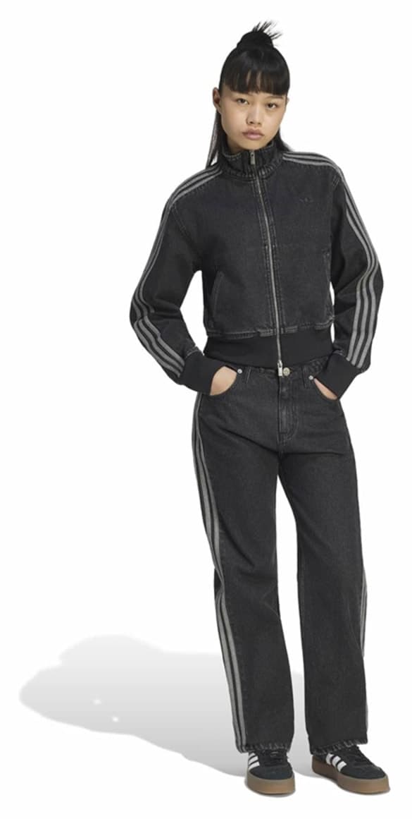 ژاکت ورزشی زنانه adidas Firebird دنیم مدل IB6917-K سیاه ژاکت ورزشی زنانه adidas Firebird دنیم مدل IB6917-K سیاه