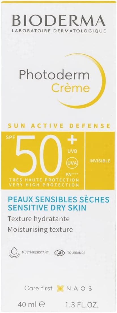 کرم ضد آفتاب صورت Bioderma Photoderm Cream SPF50+ برای پوست خشک 40 ml کرم ضد آفتاب صورت Bioderma Photoderm Cream SPF50+ برای پوست خشک 40 ml