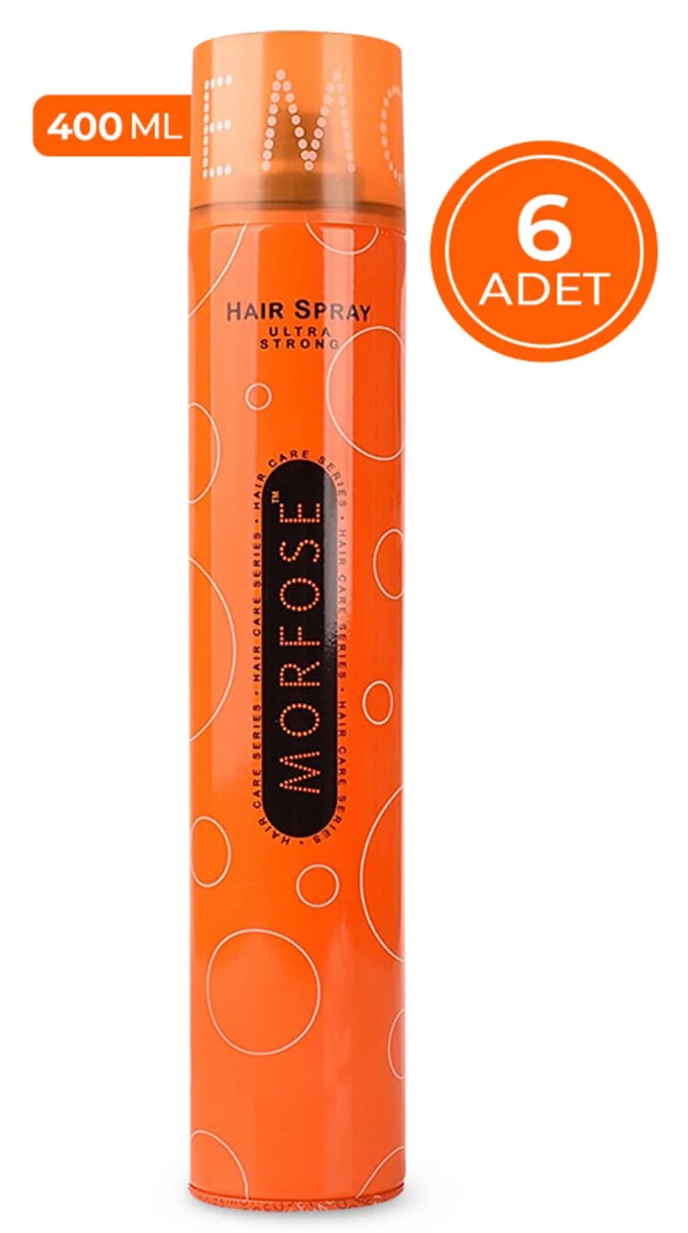 اسپری مو Morfose نارنجی 400 ml بسته 6 عددی اسپری مو Morfose نارنجی 400 ml بسته 6 عددی