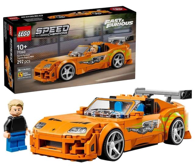 لگو 77260 Speed Champions Toyota Supra MK4 لگو 77260 Speed Champions Toyota Supra MK4