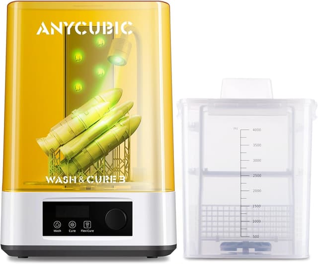 ایستگاه شستشو و پخت ANYCUBIC Wash And Cure 3.0 با چراغ گردنقویی ایستگاه شستشو و پخت ANYCUBIC Wash And Cure 3.0 با چراغ گردنقویی