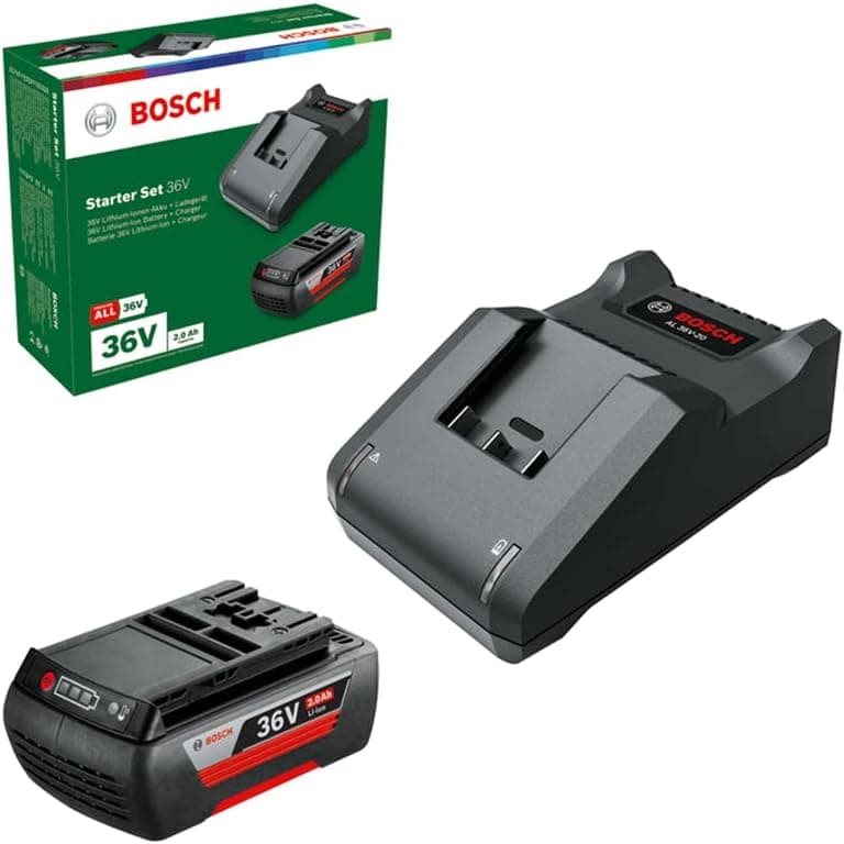 کیت شروع باتری 36 ولت Bosch شامل 1 باتری 36 V 2.0 Ah و شارژر Al 36V-20 کیت شروع باتری 36 ولت Bosch شامل 1 باتری 36 V 2.0 Ah و شارژر Al 36V-20