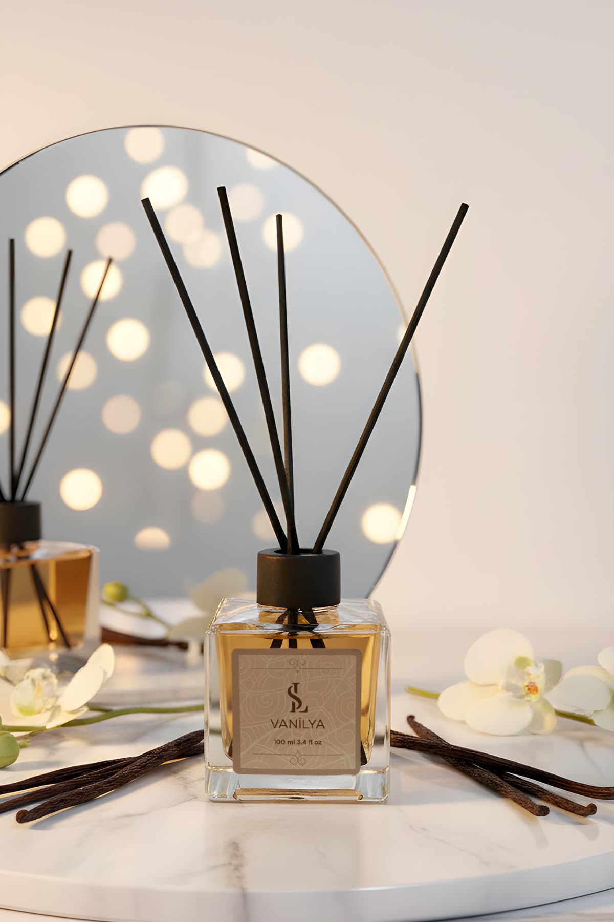 خوشبوکننده هوای Secret of Love با چوب بامبو رایحه وانیل 100 ml خوشبوکننده هوای Secret of Love با چوب بامبو رایحه وانیل 100 ml
