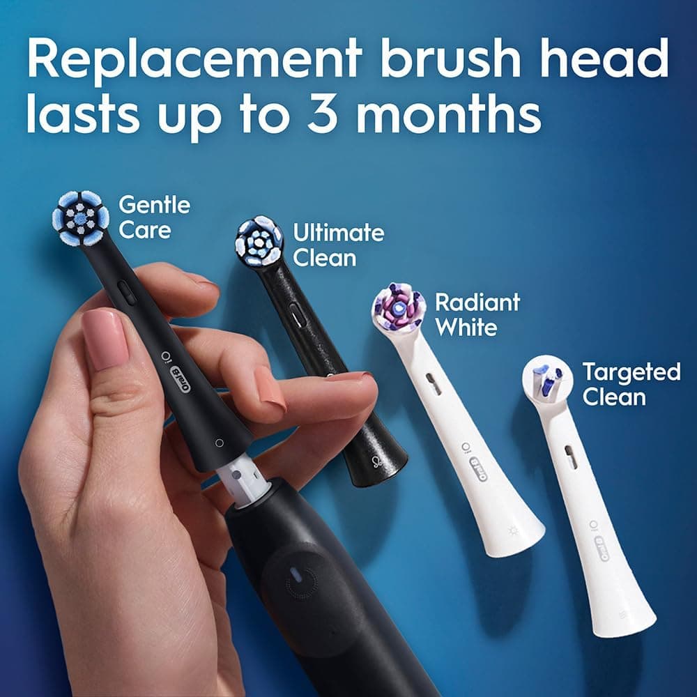 مسواک برقی شارژی Oral-B ۳ حالت هوشمند سنسور فشار مدل IOS2.IC9.1K مشکی مسواک برقی شارژی Oral-B ۳ حالت هوشمند سنسور فشار مدل IOS2.IC9.1K مشکی