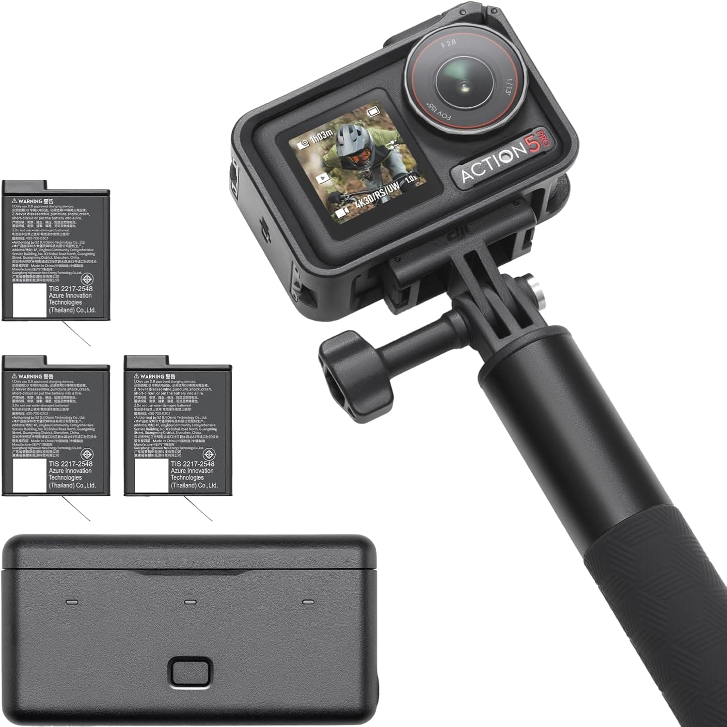 دوربین ورزشی DJI مدل Osmo Action 6 Adventure Combo دوربین ورزشی DJI مدل Osmo Action 6 Adventure Combo