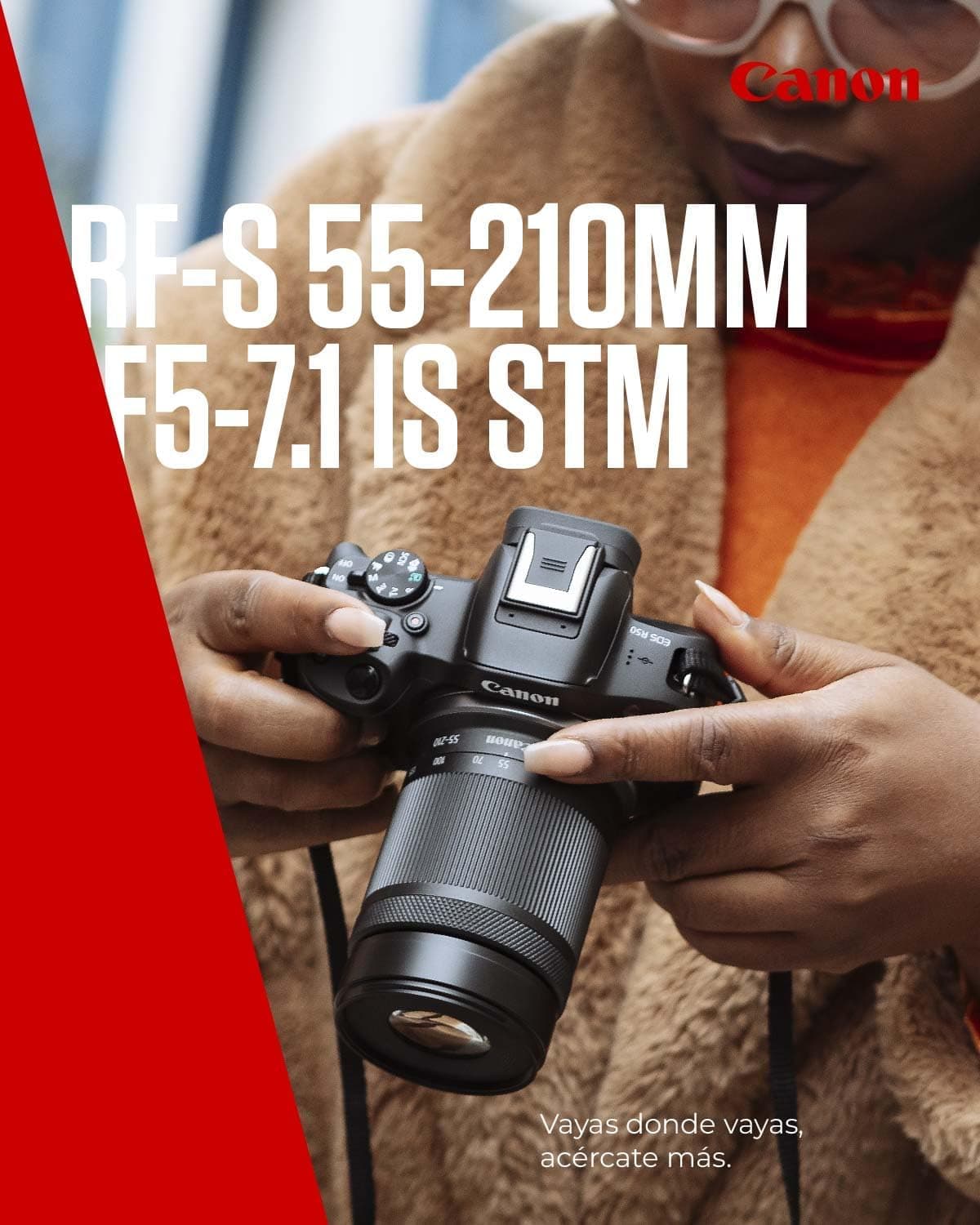 لنز Canon مدل RF-S55-210MM F5-7.1 IS STM لنز Canon مدل RF-S55-210MM F5-7.1 IS STM