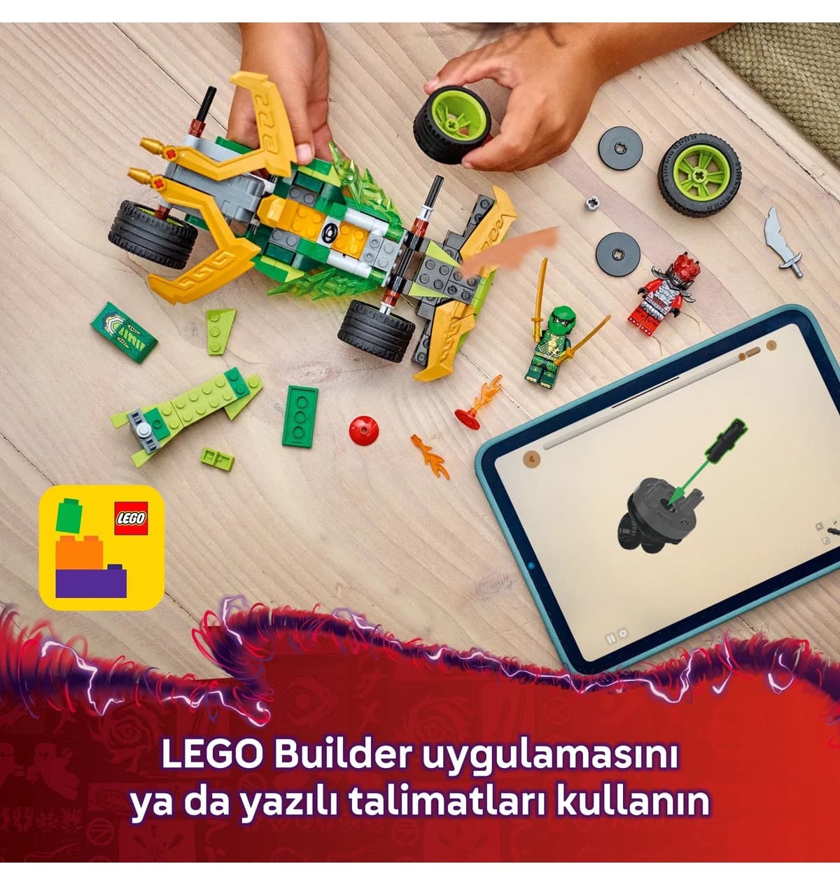 لگو NINJAGO ماشین مسابقهای Lloyd کشویی مدل 71828 لگو NINJAGO ماشین مسابقهای Lloyd کشویی مدل 71828