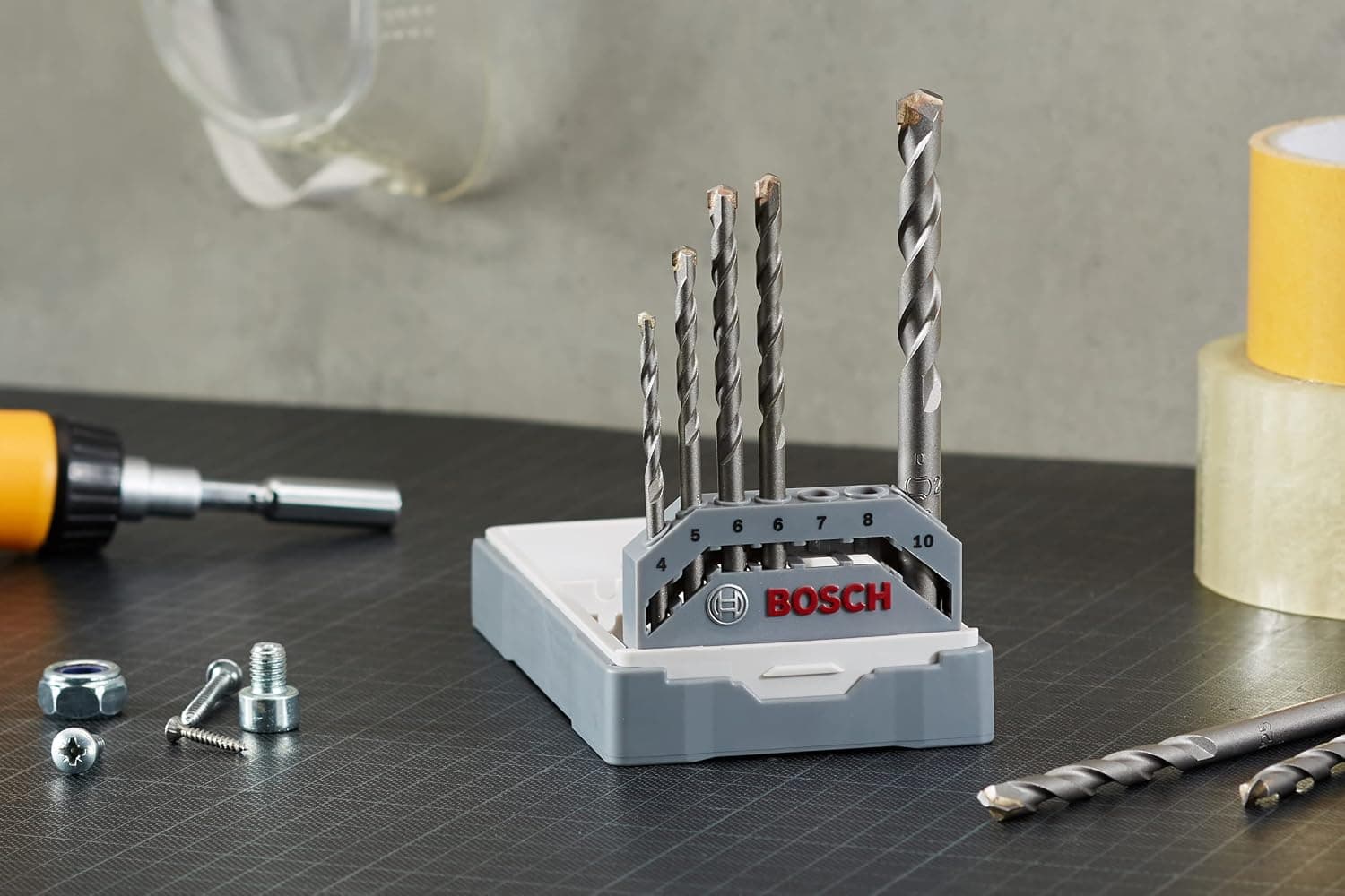 مجموعه مته بتن Bosch ۷ عددی بلند 4-10mm مدل 2607017082 مجموعه مته بتن Bosch ۷ عددی بلند 4-10mm مدل 2607017082