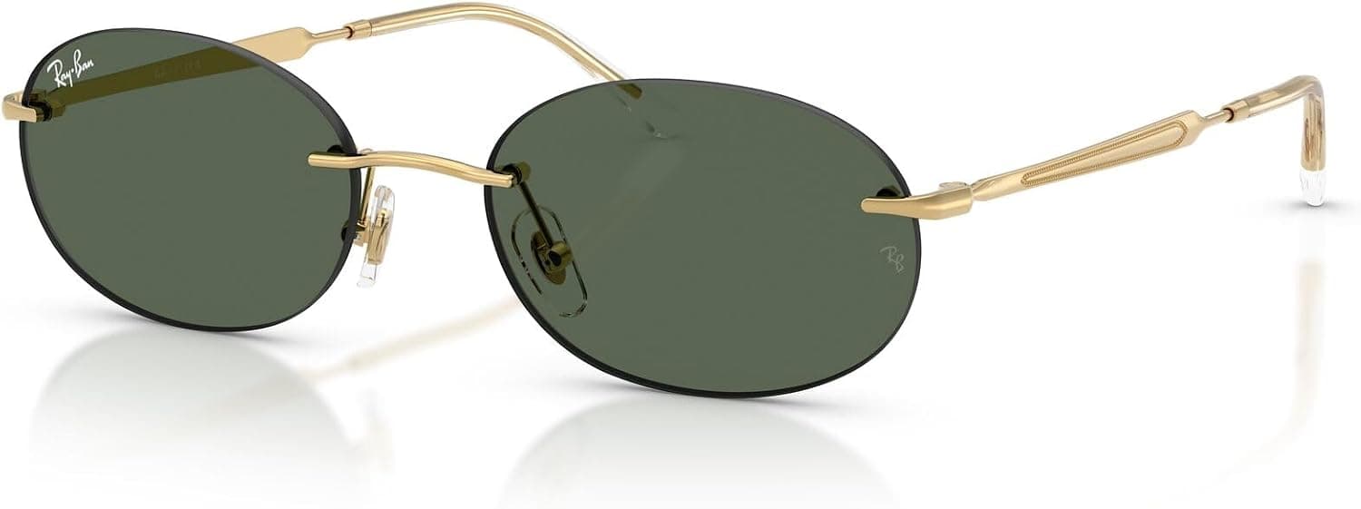 عینک آفتابی مردانه Ray-Ban بیضی طلایی/سبز تیره 54 mm مدل RB3767 عینک آفتابی مردانه Ray-Ban بیضی طلایی/سبز تیره 54 mm مدل RB3767