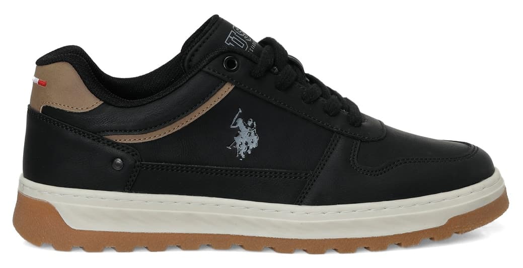 کفش اسنیکر مردانه U.S. Polo Assn. سیاه مدل BELO 6PR کفش اسنیکر مردانه U.S. Polo Assn. سیاه مدل BELO 6PR