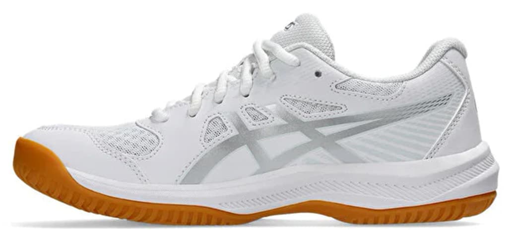 کفش والیبال زنانه Asics سفید مدل Upcourt 6 کفش والیبال زنانه Asics سفید مدل Upcourt 6