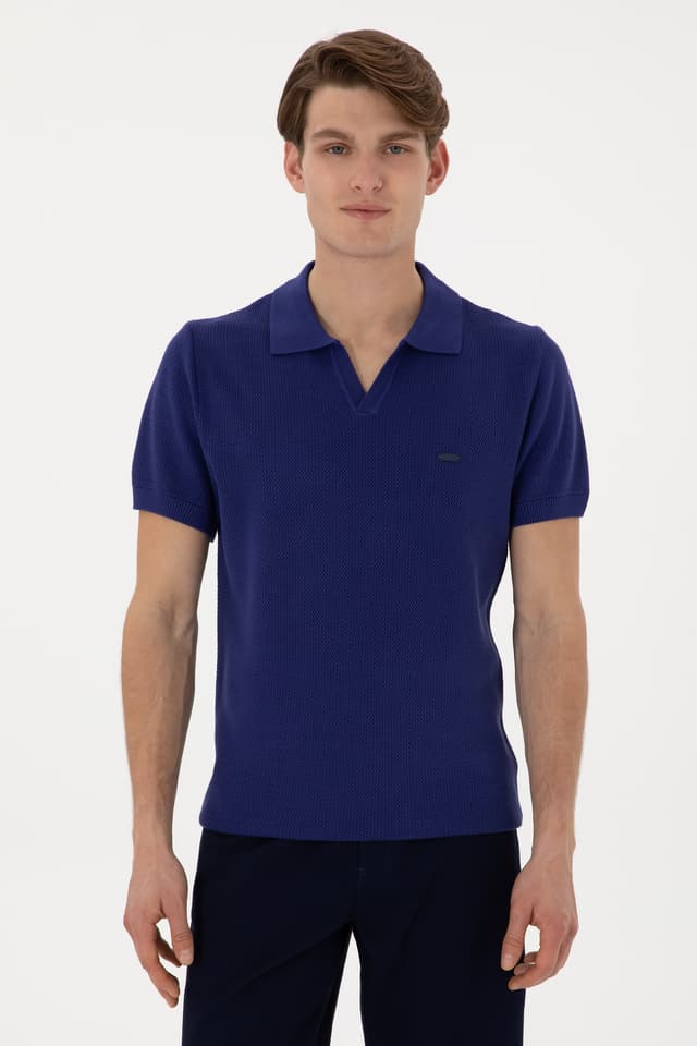 تیشرت مردانه U.S. Polo Assn. اسلیم فیت یقه پولو سرمهای روشن مدل 50299409-VR059 تیشرت مردانه U.S. Polo Assn. اسلیم فیت یقه پولو سرمهای روشن مدل 50299409-VR059