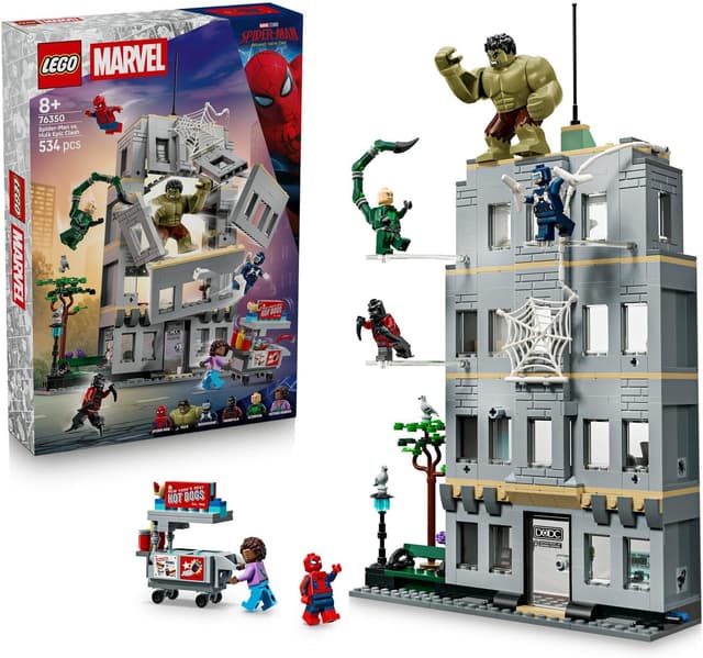لگو 76350 Marvel نبرد حماسی Spider-Man و Hulk لگو 76350 Marvel نبرد حماسی Spider-Man و Hulk