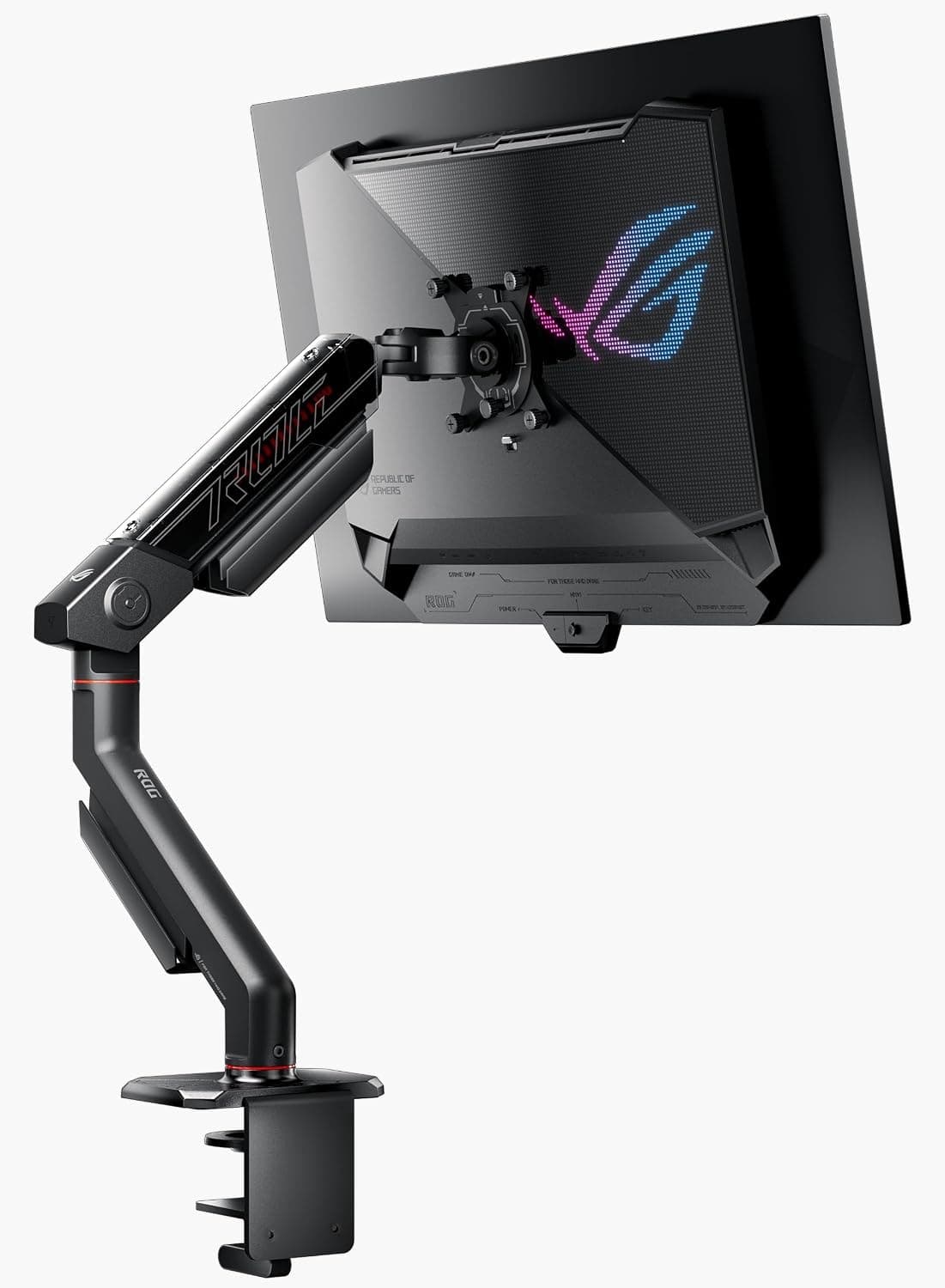 بازوی مانیتور ASUS ROG Ergo با VESA 100x100mm و ظرفیت 13,5kg مدل AAS01R بازوی مانیتور ASUS ROG Ergo با VESA 100x100mm و ظرفیت 13,5kg مدل AAS01R