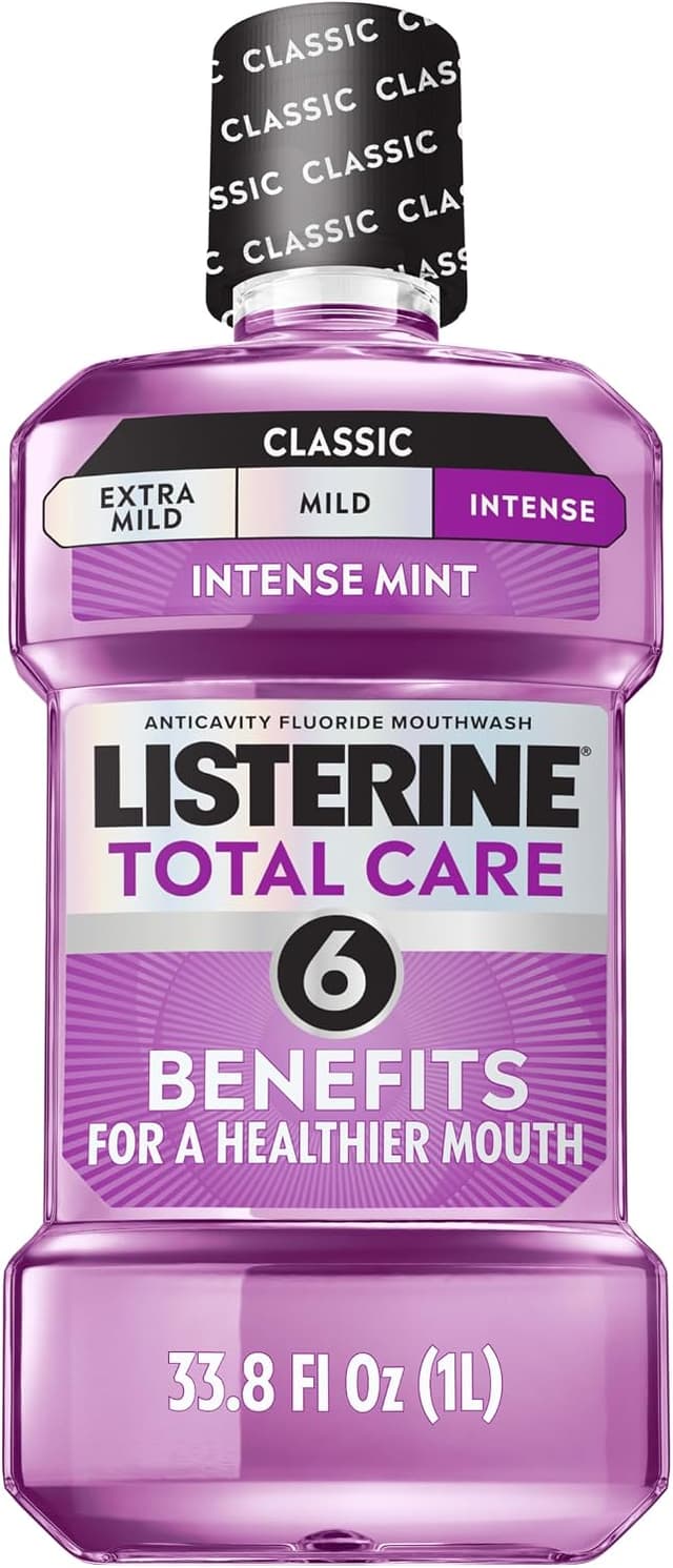 دهانشویه Listerine Total Care ضد پوسیدگی فلوراید طعم نعنای تازه 1 L دهانشویه Listerine Total Care ضد پوسیدگی فلوراید طعم نعنای تازه 1 L
