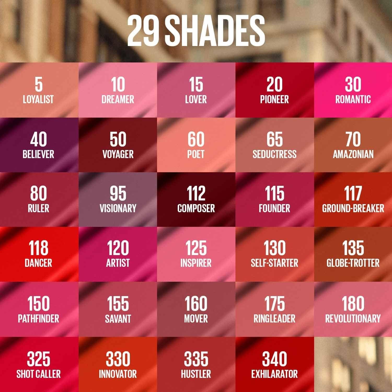 رژ لب مایع مات MAYBELLINE مدل 125 Inspirer صورتی رژ لب مایع مات MAYBELLINE مدل 125 Inspirer صورتی