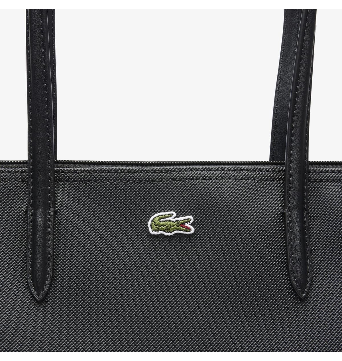 کیف دوشی زنانه مشکی Lacoste مدل L.12.12 کیف دوشی زنانه مشکی Lacoste مدل L.12.12