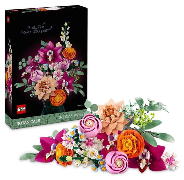 لگو 10342 Botanicals دستهگل تزئینی صورتی برای بزرگسالان لگو 10342 Botanicals دستهگل تزئینی صورتی برای بزرگسالان