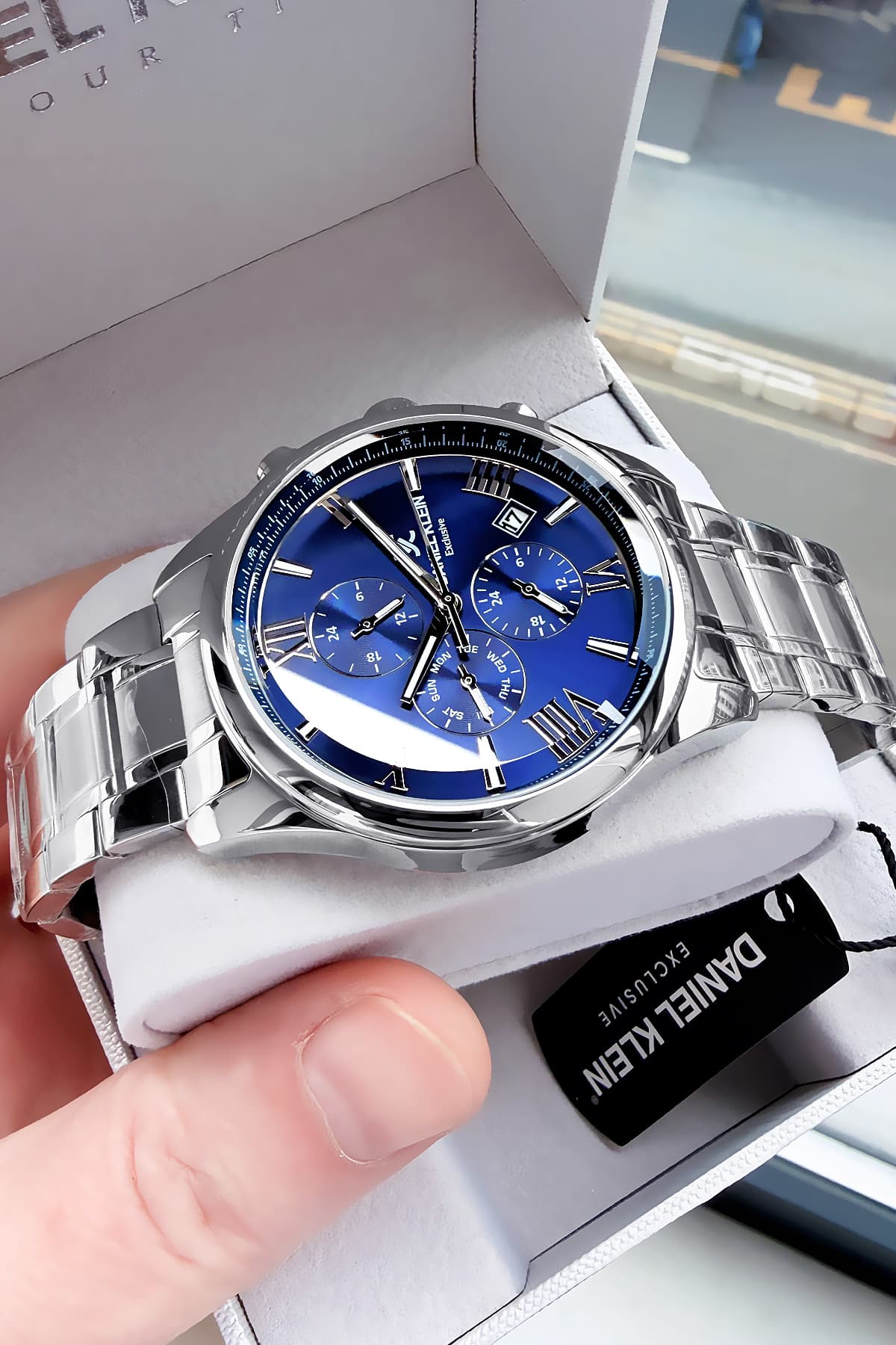 ساعت مچی مردانه Daniel Klein ضد آب 3 ATM استیل نقرهای مدل CBK229 ساعت مچی مردانه Daniel Klein ضد آب 3 ATM استیل نقرهای مدل CBK229