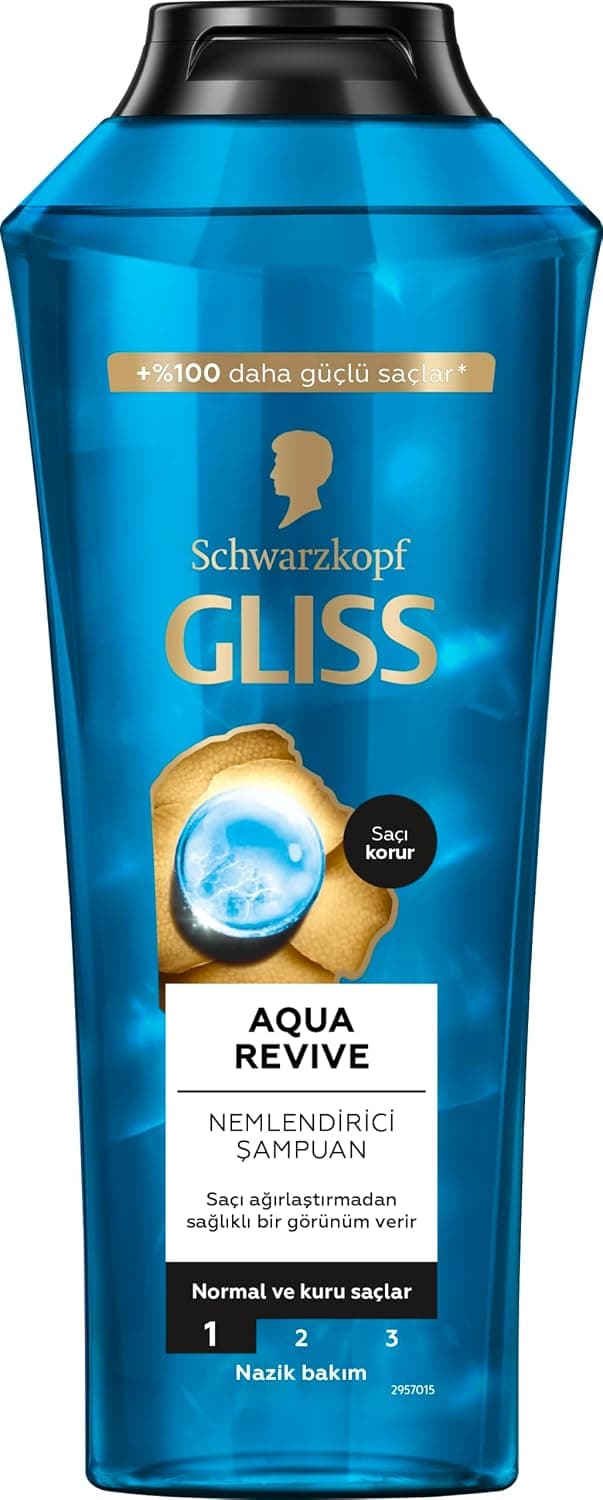 شامپو آبرسان Gliss مدل Aqua Revive حجم 400ml شامپو آبرسان Gliss مدل Aqua Revive حجم 400ml
